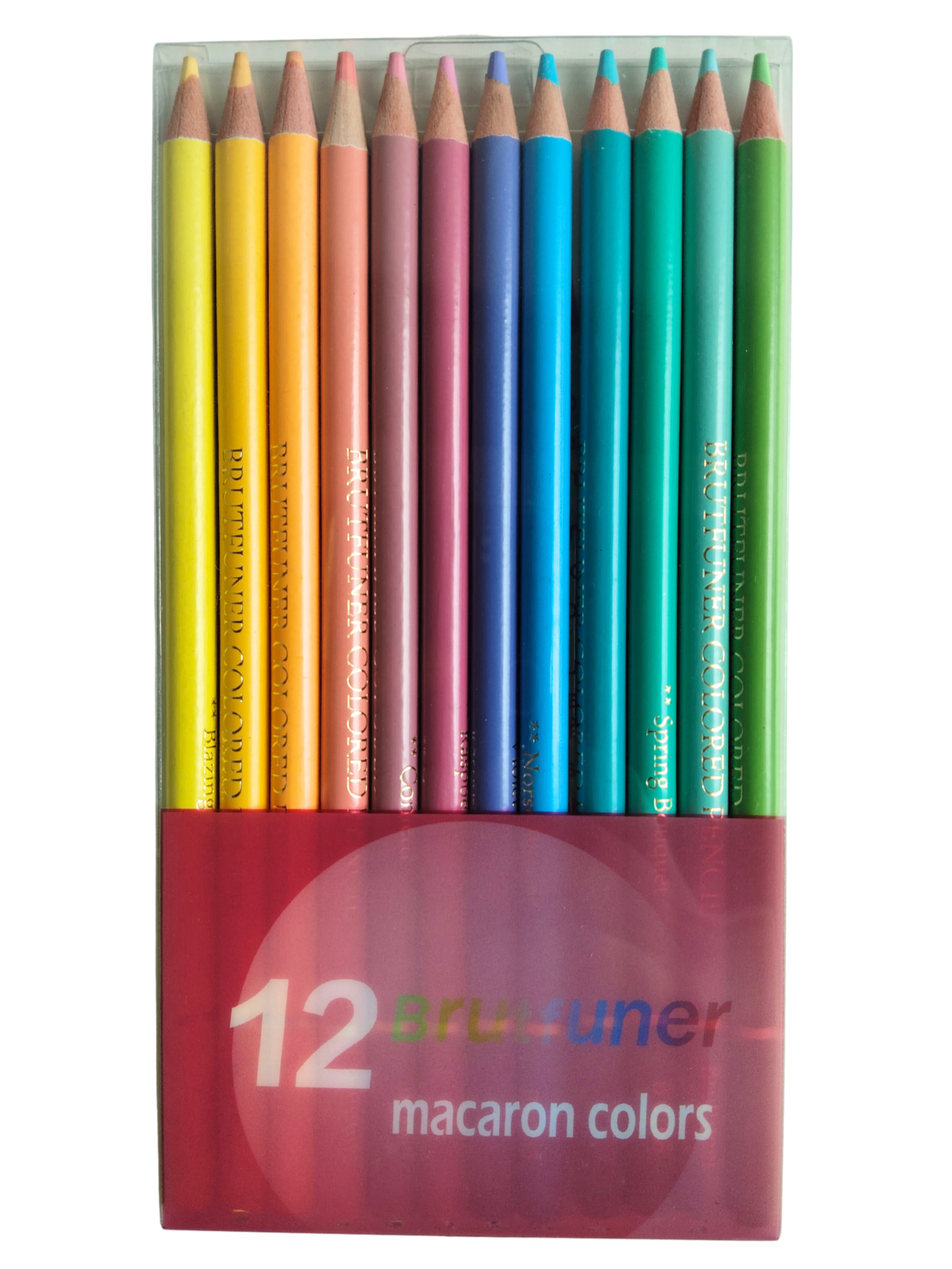 Macaron Colour Pencils (12 Pcs)