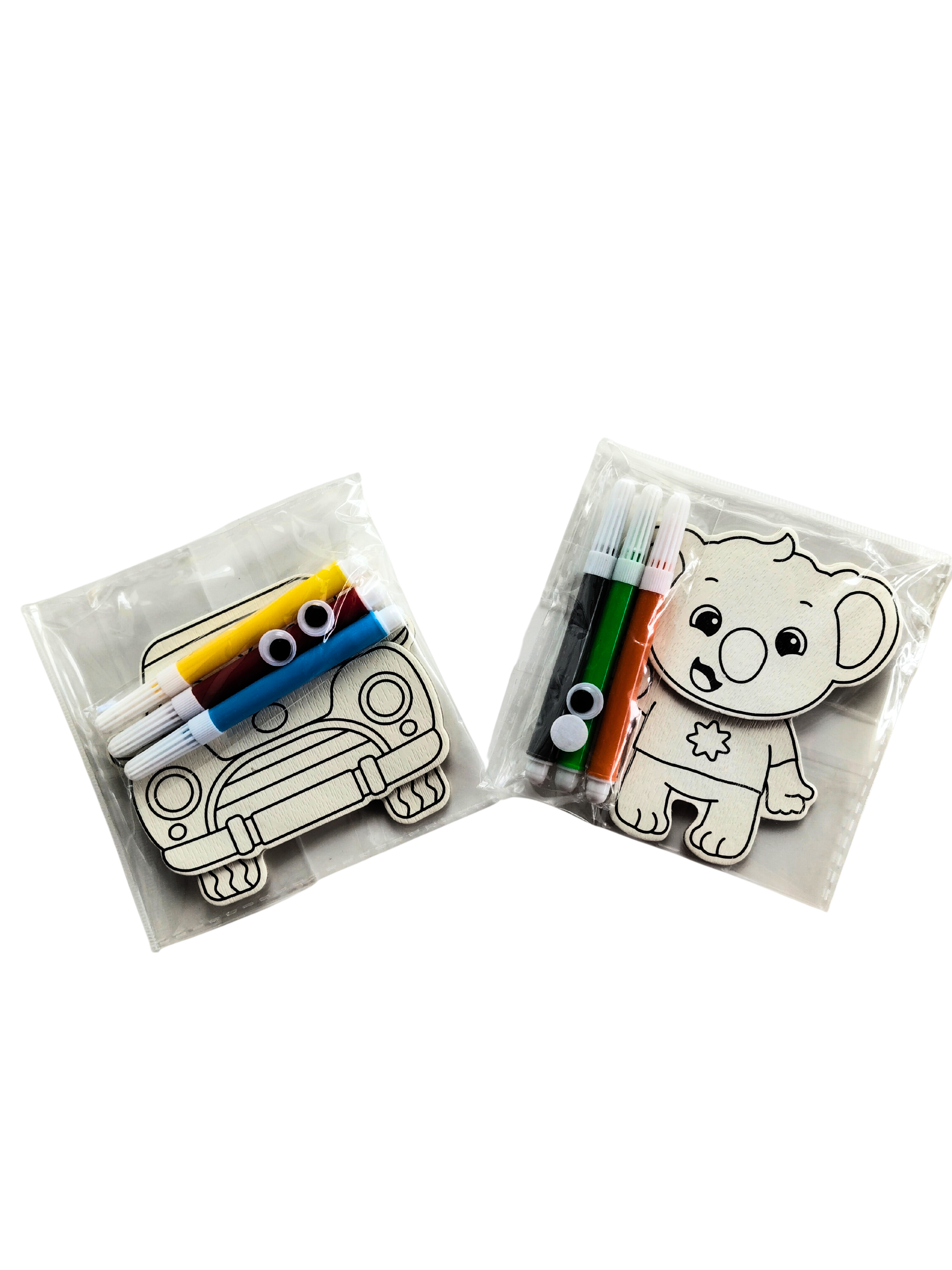 Colouring Wooden Craft Set (1 pc)