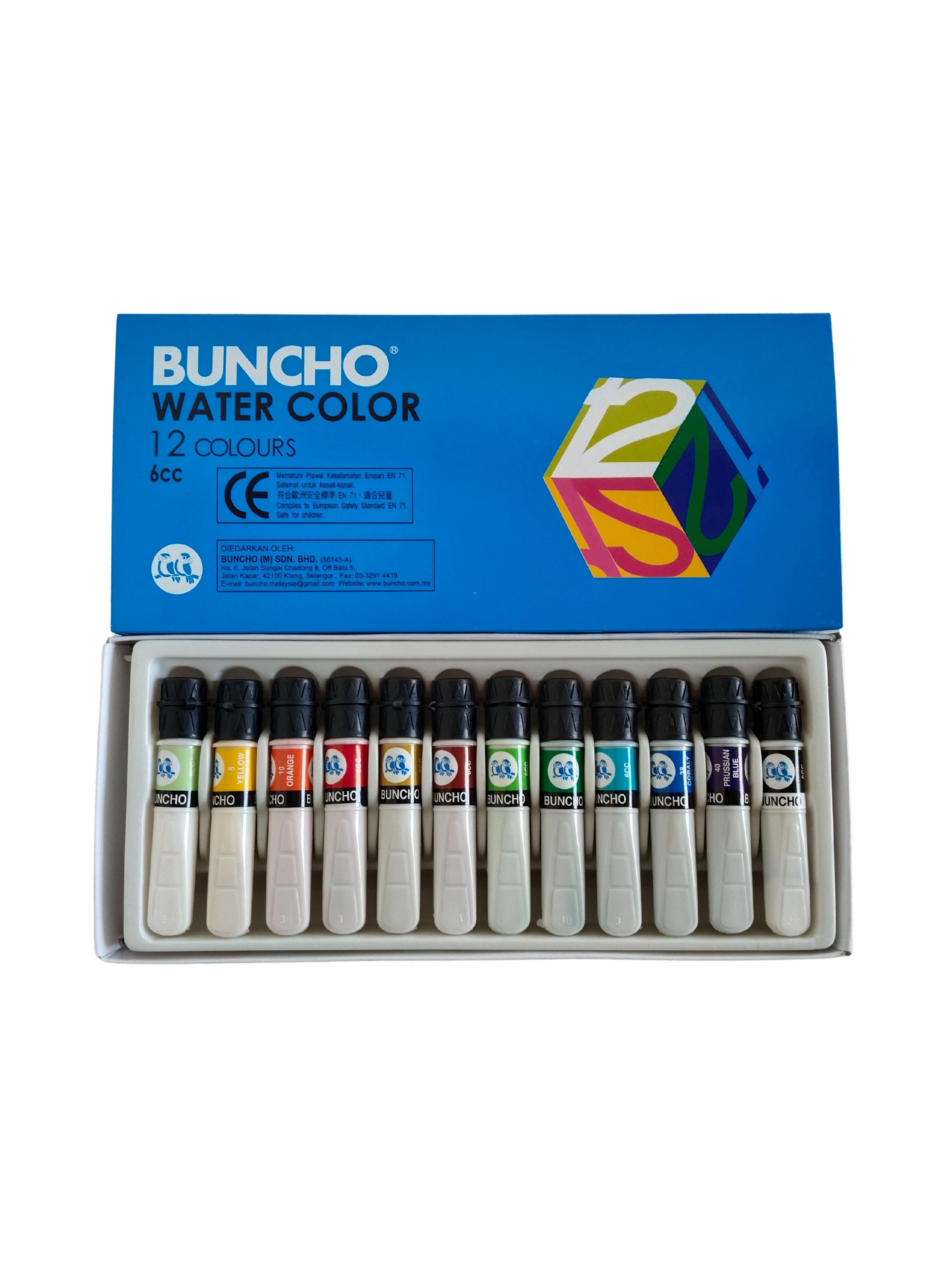 Buncho Watercolor (6CC) - 12 Colours